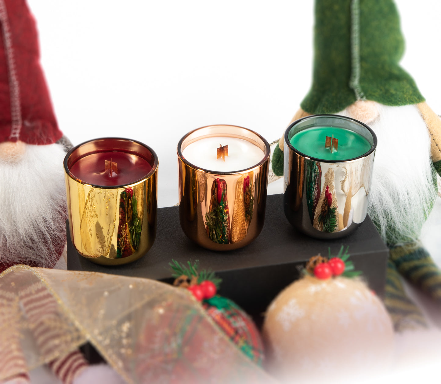 Christmas Limited Edition Colored Candle Set