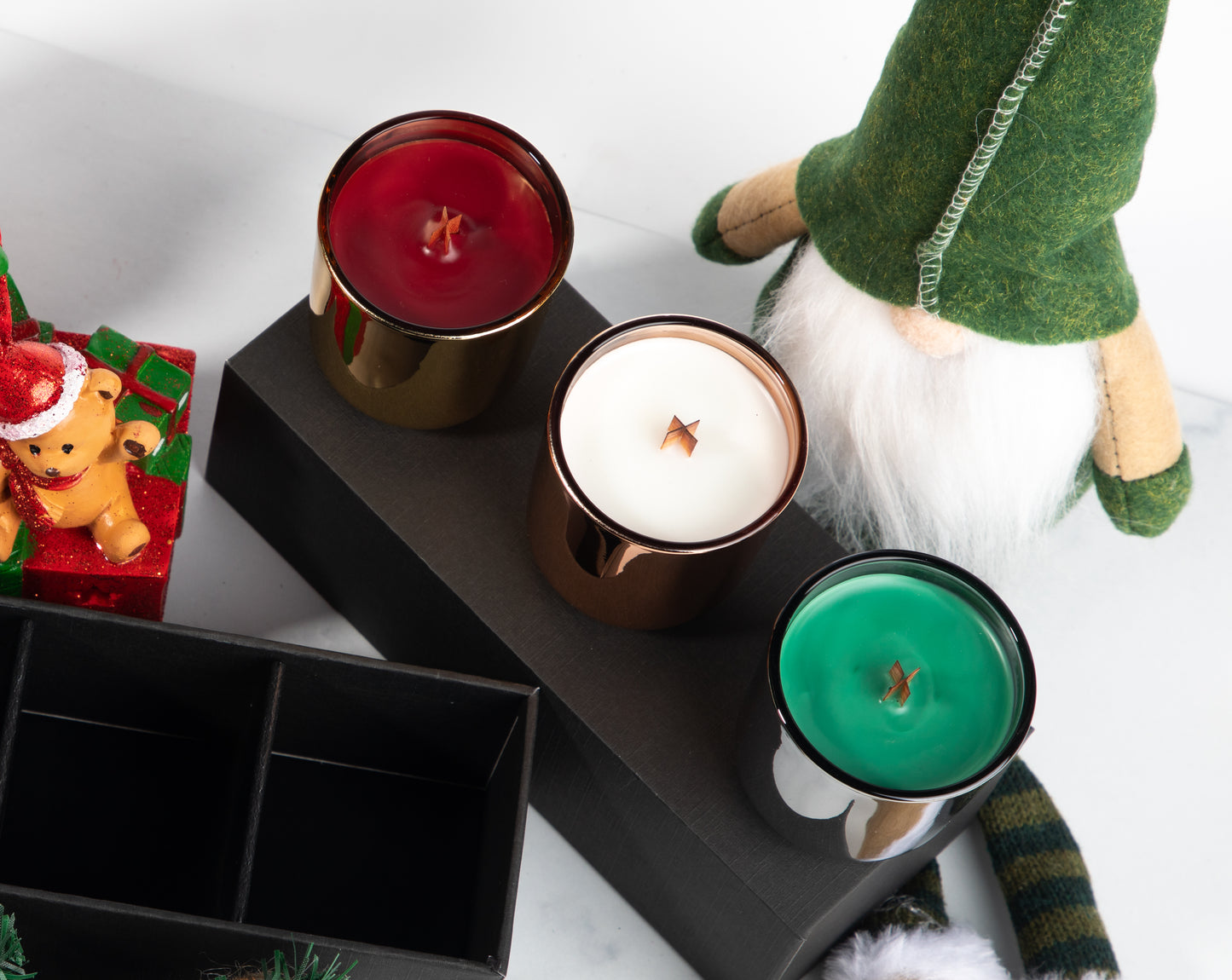 Christmas Limited Edition Colored Candle Set