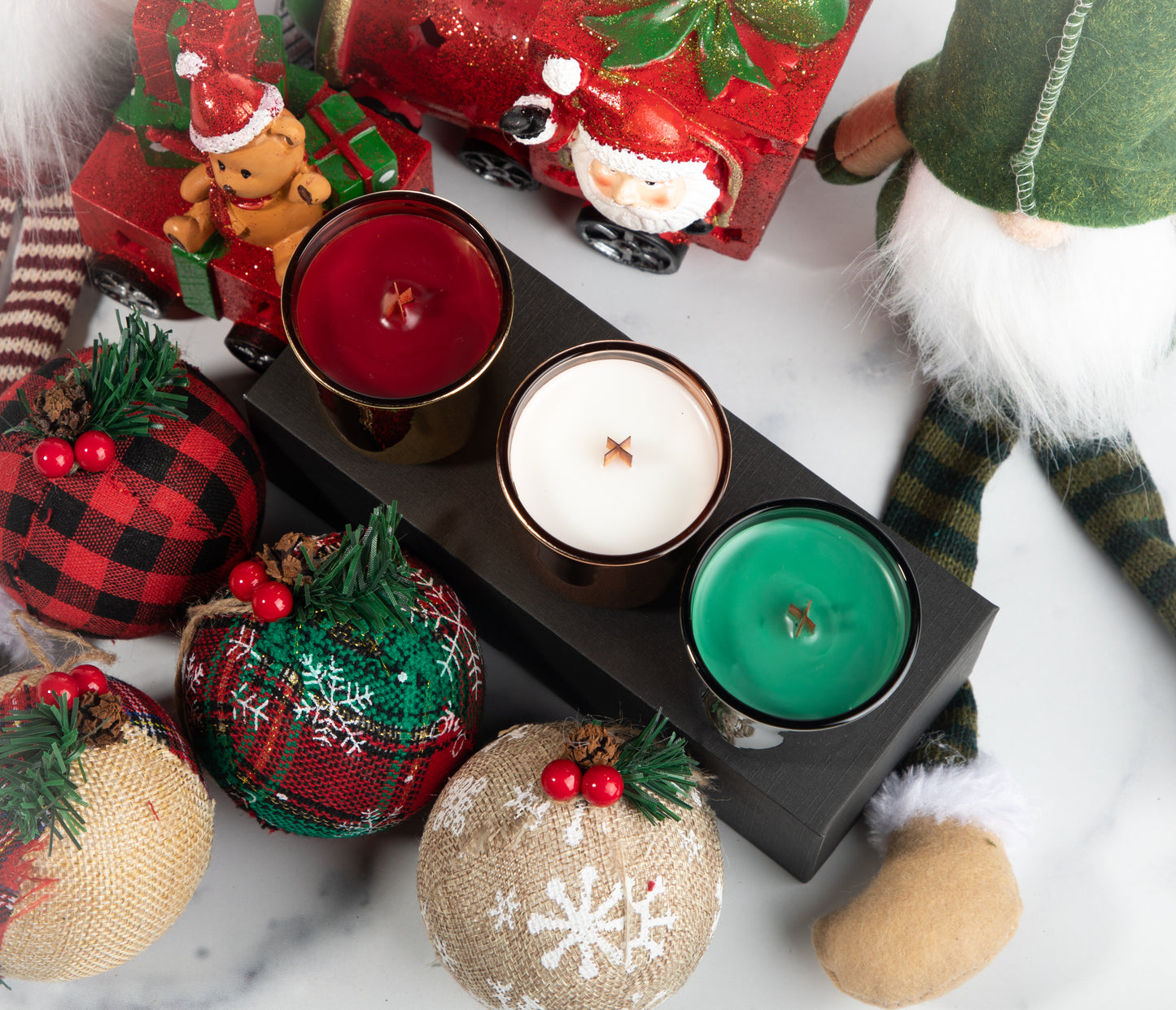 Christmas Limited Edition Colored Candle Set