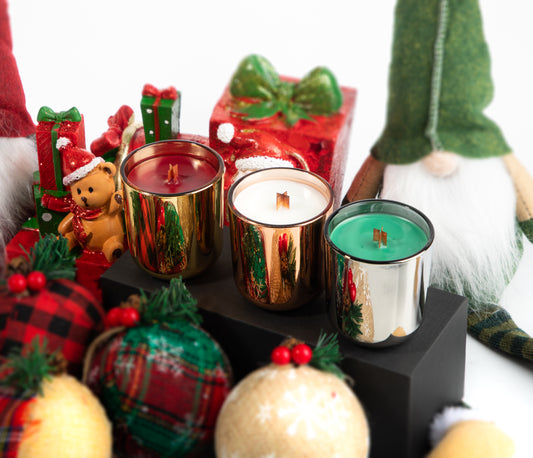 Christmas Limited Edition Colored Candle Set