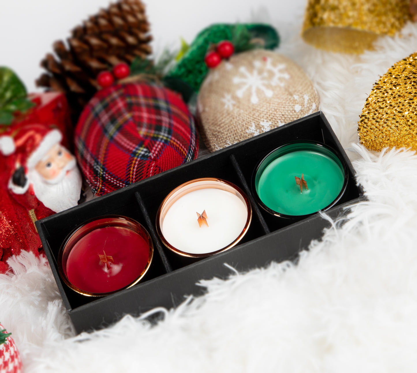 Christmas Limited Edition Colored Candle Set